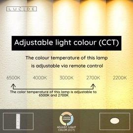 CASTOR LED griestu gaismeklis 20 W 2700-6500 K + RGB opāla (Lucide)