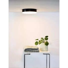 CERES-LED vannas istabas griestu lampa Ø21,5 cm LED 30W IP44 melna (Lucide)