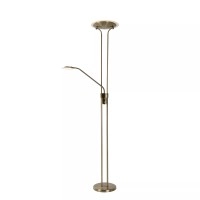CHAMPION-LED stāvlampa lasīšanai LED 20W + 4W bronza (Lucide)