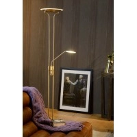 CHAMPION-LED stāvlampa lasīšanai LED 20W + 4W satīna hroma (Lucide)
