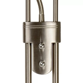 CHAMPION-LED stāvlampa lasīšanai LED 20W + 4W satīna hroma (Lucide)