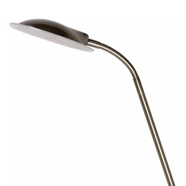 CHAMPION-LED stāvlampa lasīšanai LED 20W + 4W satīna hroma (Lucide)
