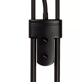 CHAMPION-LED stāvlampa lasīšanai LED 20W + 4W melna (Lucide)