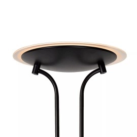 CHAMPION-LED stāvlampa lasīšanai LED 20W + 4W melna (Lucide)