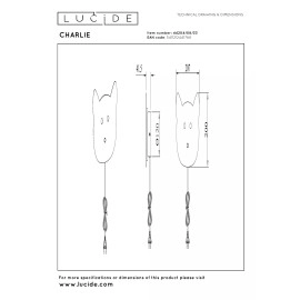 CHARLIE LED bērnu sienas lampa 7 W 2700 K zaļa (Lucide)