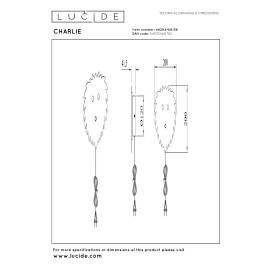 CHARLIE LED bērnu sienas lampa 7 W 2700 K krēmkrāsas (Lucide)