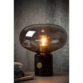 CHARLIZE galda lampa Ø23 cm 1 x 40 W E27 melna (Lucide)