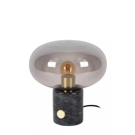 CHARLIZE galda lampa Ø23 cm 1 x 40 W E27 melna (Lucide)