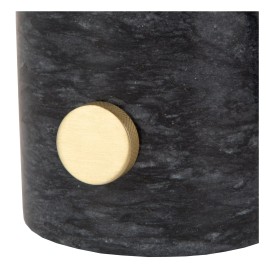 CHARLIZE galda lampa Ø23 cm 1 x 40 W E27 melna (Lucide)