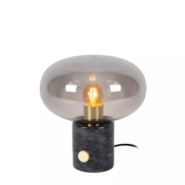 CHARLIZE galda lampa Ø23 cm 1 x 40 W E27 melna (Lucide)