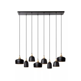 CHAYANNE piekarama lampa 8 x 10 W E14 melna (Lucide)