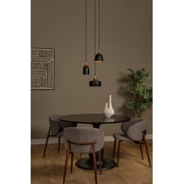 CHAYANNE piekarama lampa Ø30 cm 3 x 10 W E14 melna (Lucide)