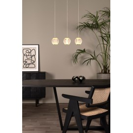 CINTRA piekaramā lampa LED 3x4,7 W 2700 K 48 cm caurspīdīga (Lucide)