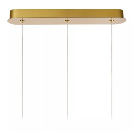 CINTRA piekaramā lampa LED 3x4,7 W 2700 K 48 cm caurspīdīga (Lucide)