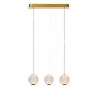 CINTRA piekaramā lampa LED 3x4,7 W 2700 K 48 cm caurspīdīga (Lucide)