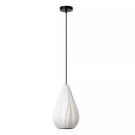 CINZIA piekaramā lampa Ø18,3 cm E27 balta (Lucide)