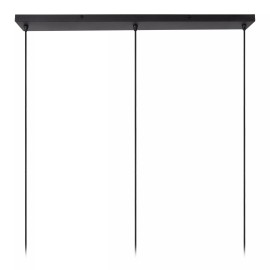 CIRCLE piekaramā lampa 104 cm 3 x E27 melna (Lucide)