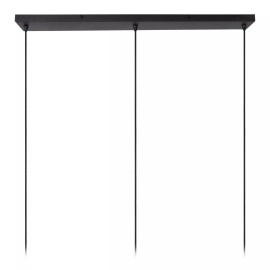 CIRCLE piekaramā lampa 104 cm 3 x E27 melna (Lucide)