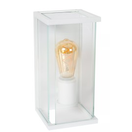 CLAIRE — āra sienas lampa, 1xE27, 15W, IP54, Metal, balta (Lucide)