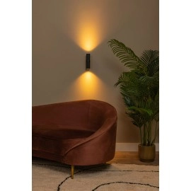 CLUBS sienas spot gaismeklis 2xGU10 melns