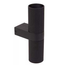 CLUBS sienas spot gaismeklis 2xGU10 melns