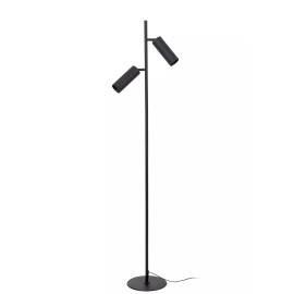 CLUBS stāvlampa 2xGU10 melna