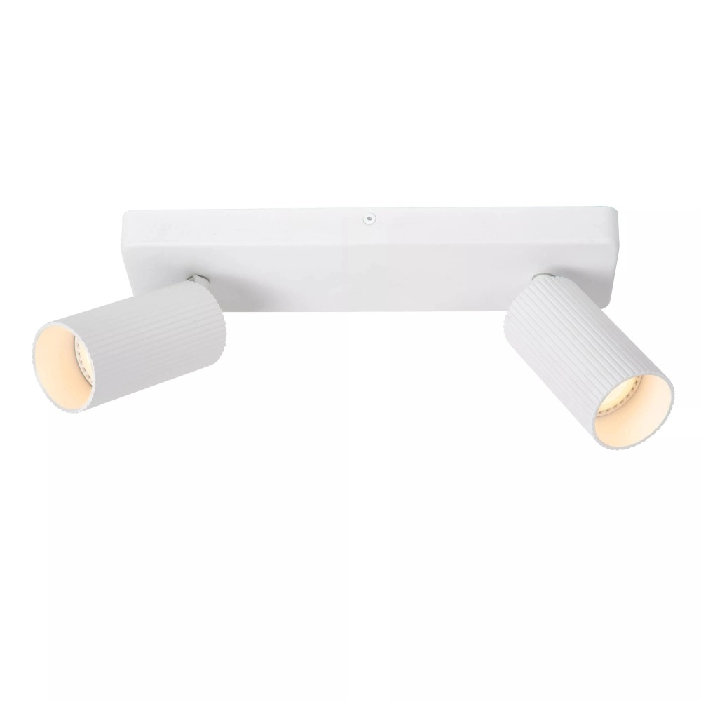 CLUBS griestu spot gaismeklis 2xGU10 balts