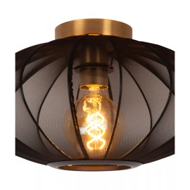 CORINA griestu lampa Ø40 cm 1xE27 melna (Lucide)