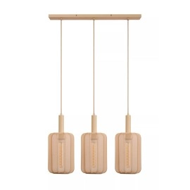 CORINA piekaramā lampa 3xE27 krēmkrāsas (Lucide)