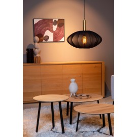 CORINA piekaramā lampa Ø50 cm 1xE27 melna (Lucide)
