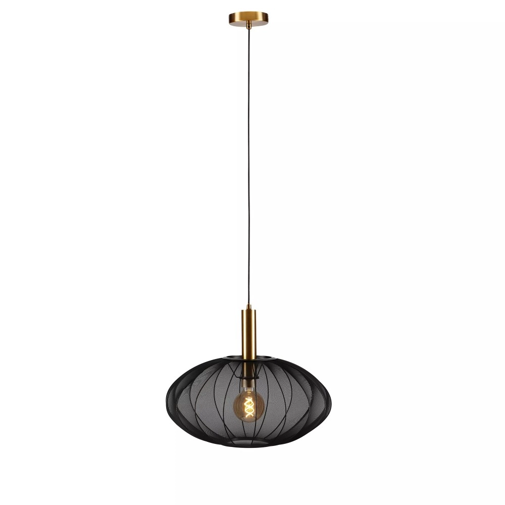 CORINA piekaramā lampa Ø50 cm 1xE27 melna (Lucide)