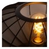 Galda lampa CORINA Ø40 cm 1xE27 40W melna (Lucide)