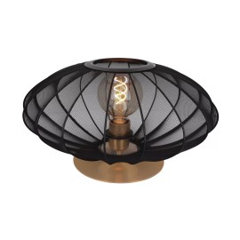 Galda lampa CORINA Ø40 cm 1xE27 40W melna (Lucide)