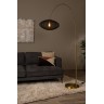 Arkveida stāvlampa CORINA 1xE27 40W melna (Lucide)