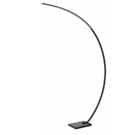 CURVE lokveida LED stāvlampa 15 W 2700K melna (Lucide)