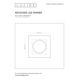 LED dimmeris - reostats - gaismas spilgtuma regulators 5-300W Lucide