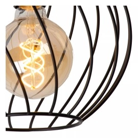 DANZA griestu lampa Ø25 cm 1xE27 melna (Lucide)