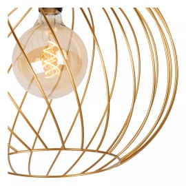 DANZA griestu lampa Ø40 cm 1xE27 matēta zelta/misiņa (Lucide)