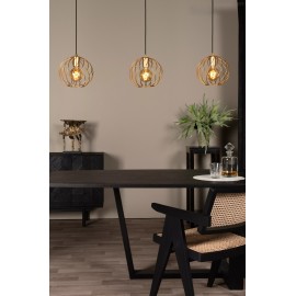 DANZA piekarama lampa 3xE27 matēta zelta/misiņa (Lucide)