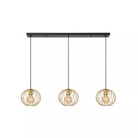 DANZA piekarama lampa 3xE27 matēta zelta/misiņa (Lucide)