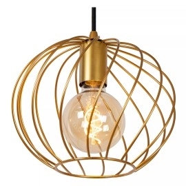 DANZA piekarama lampa Ø50 cm 3xE27 matēta zelta/misiņa (Lucide)