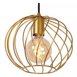 DANZA piekarama lampa Ø25 cm 1xE27 matēta zelta/misiņa (Lucide)