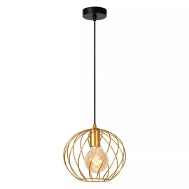DANZA piekarama lampa Ø25 cm 1xE27 matēta zelta/misiņa (Lucide)