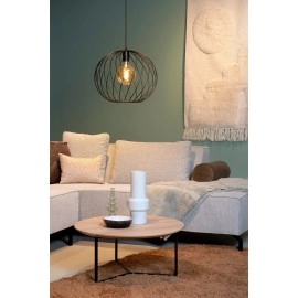 DANZA piekarama lampa Ø40 cm 1xE27 melna (Lucide)