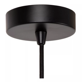 DANZA piekarama lampa Ø40 cm 1xE27 melna (Lucide)