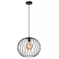 DANZA piekarama lampa Ø40 cm 1xE27 melna (Lucide)