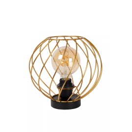 DANZA galda lampa Ø25 cm 1xE27 matēta zelta/misiņa (Lucide)