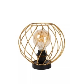 DANZA galda lampa Ø25 cm 1xE27 matēta zelta/misiņa (Lucide)