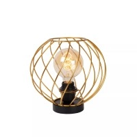 DANZA galda lampa Ø25 cm 1xE27 matēta zelta/misiņa (Lucide)