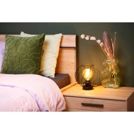 DANZA galda lampa Ø25 cm 1xE27 melna (Lucide)